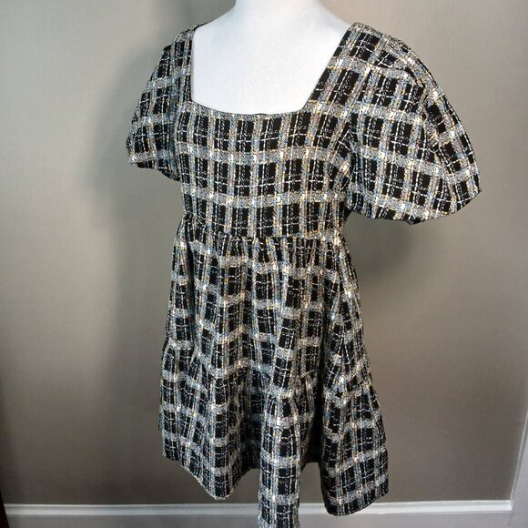 ENGLISH FACTORY TWEED LINED MINI DRESS SIZE MEDIUM, NWT - Picture 5 of 10